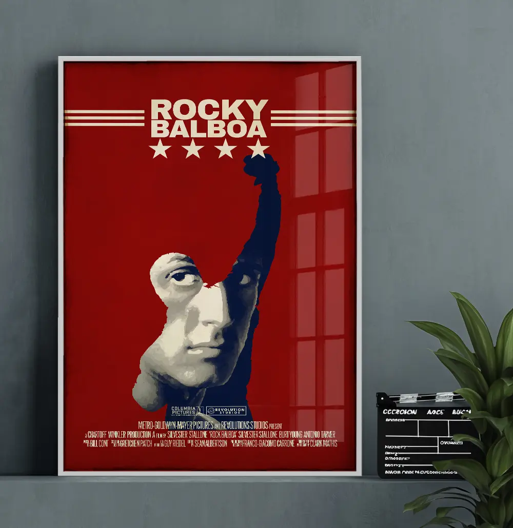 Quadro Decorativo Cartaz do Filme Rock Balboa Stallone