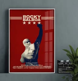 Quadro Decorativo Cartaz do Filme Rock Balboa Stallone