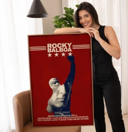 Quadro Decorativo Cartaz do Filme Rock Balboa Stallone