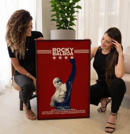 Quadro Decorativo Cartaz do Filme Rock Balboa Stallone