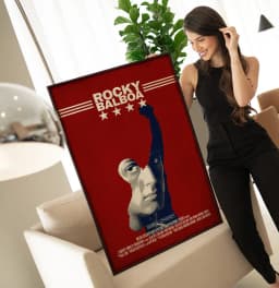 Quadro Decorativo Cartaz do Filme Rock Balboa Stallone