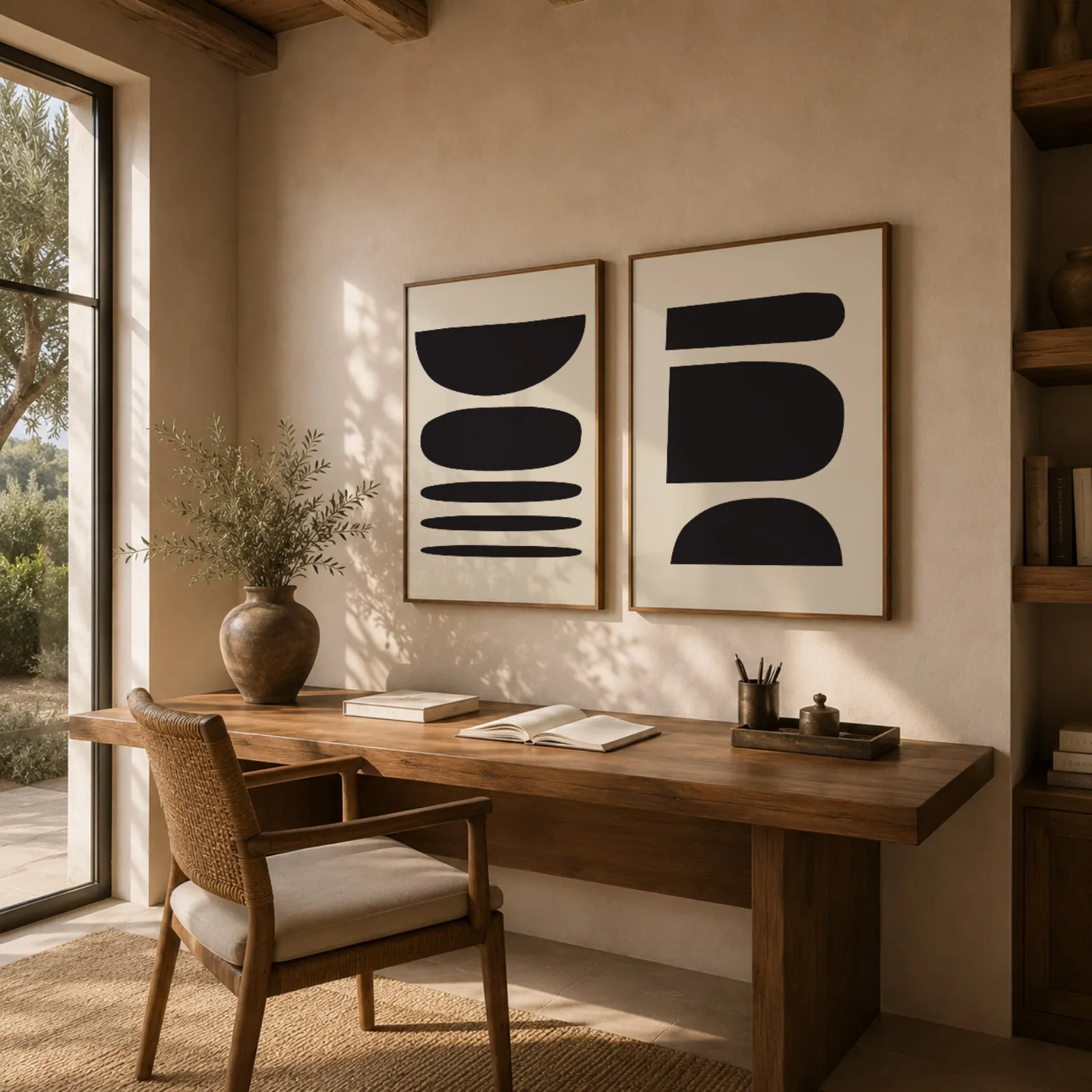 Kit Quadros Decorativos Formas