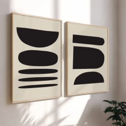 Kit Quadros Decorativos Formas