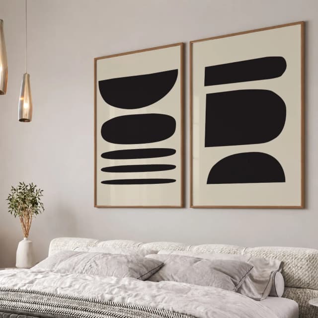 Kit Quadros Decorativos Formas