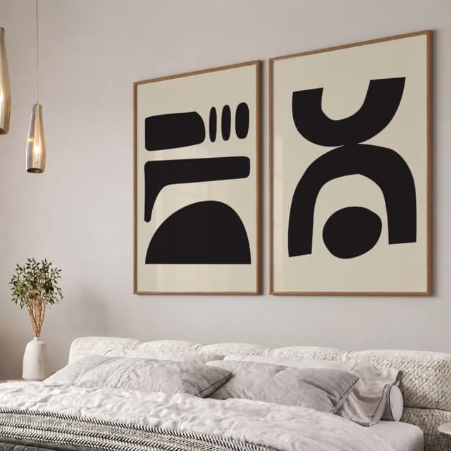 Kit Quadros Decorativos Formas