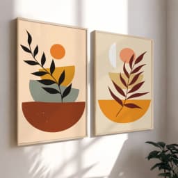 Kit Quadros Decorativos Tropical