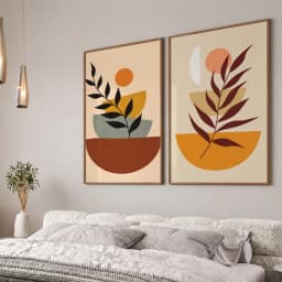 Kit Quadros Decorativos Tropical