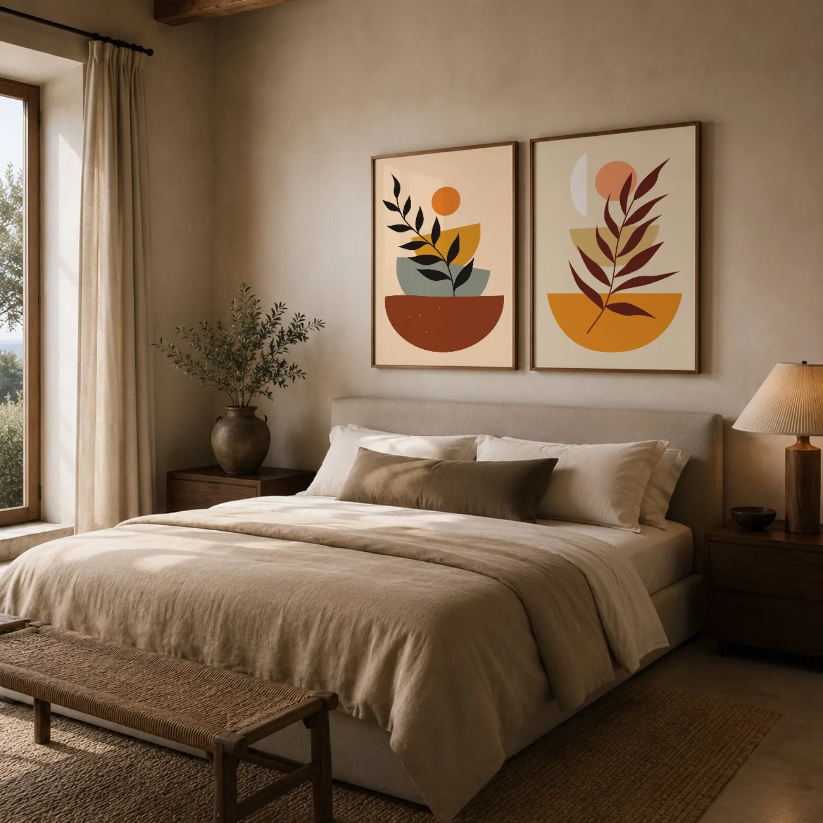 Kit Quadros Decorativos Tropical