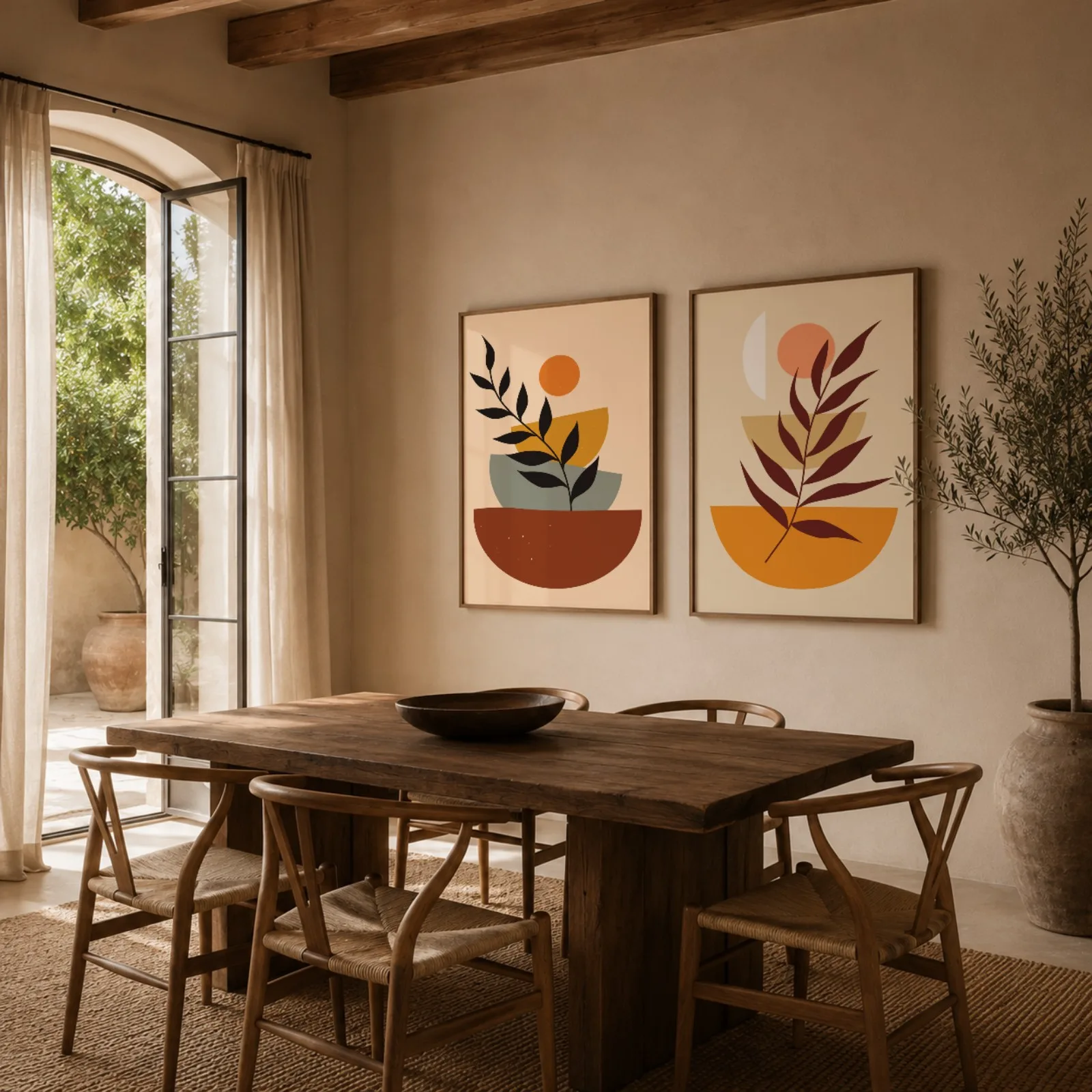 Kit Quadros Decorativos Tropical