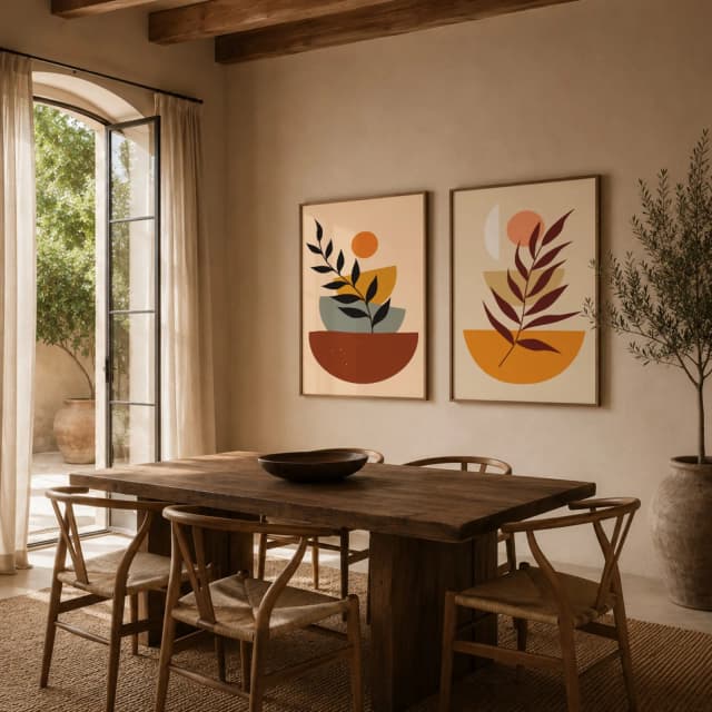 Kit Quadros Decorativos Tropical