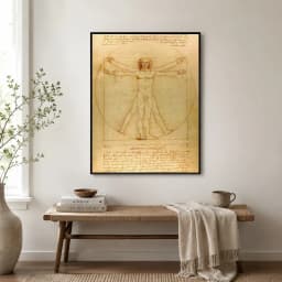 Homem Vitruviano - Leonardo da Vinci