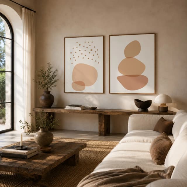Kit Quadros Decorativos Orgânico