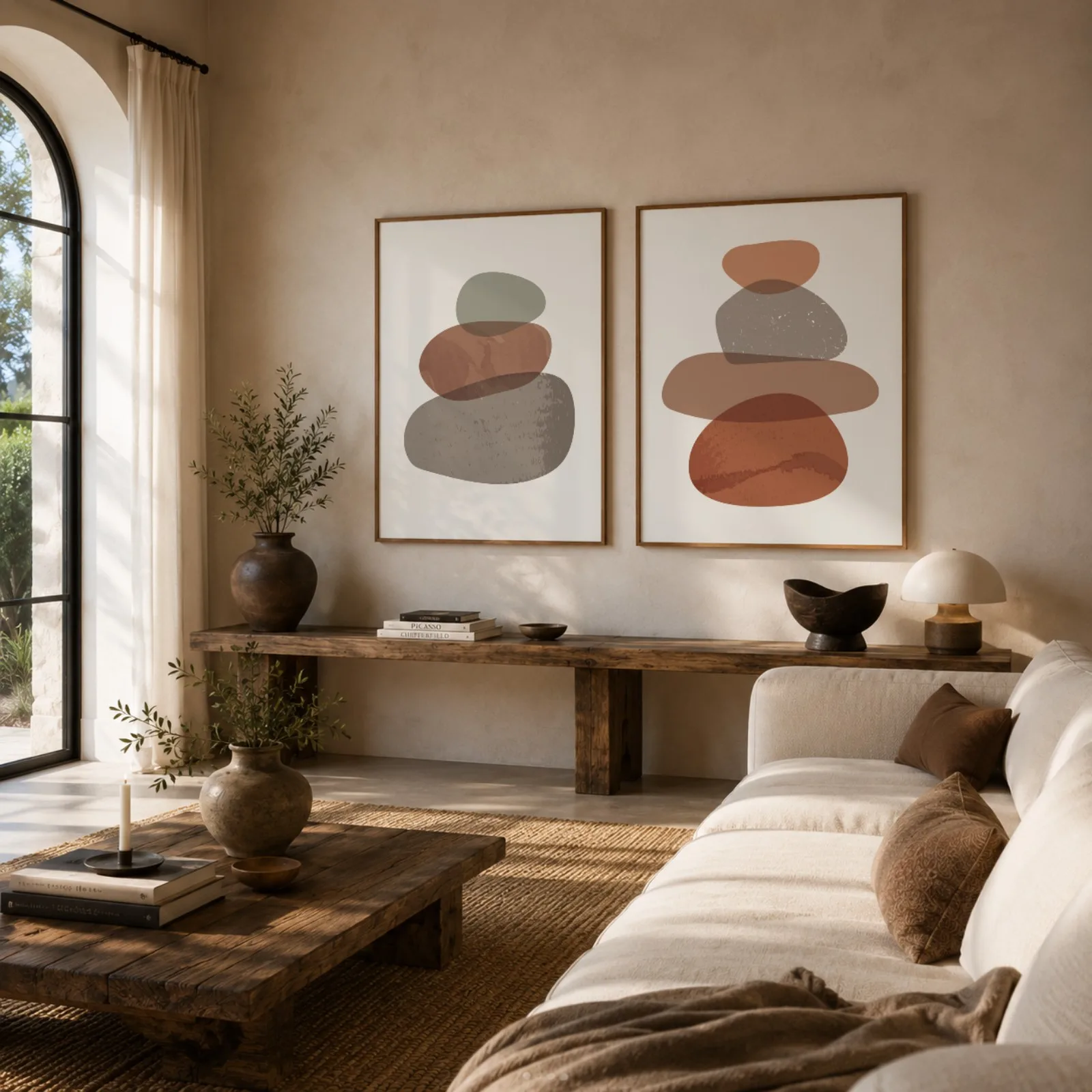 Kit Quadros Decorativos Orgânico