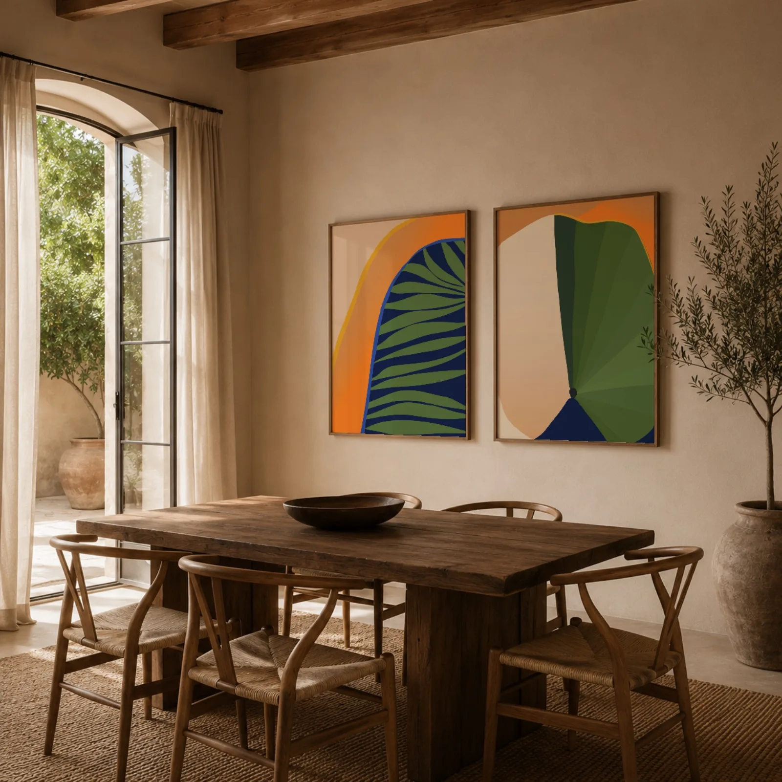 Kit Quadros Decorativos Tropical