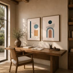 Kit Quadros Decorativos Geométrico