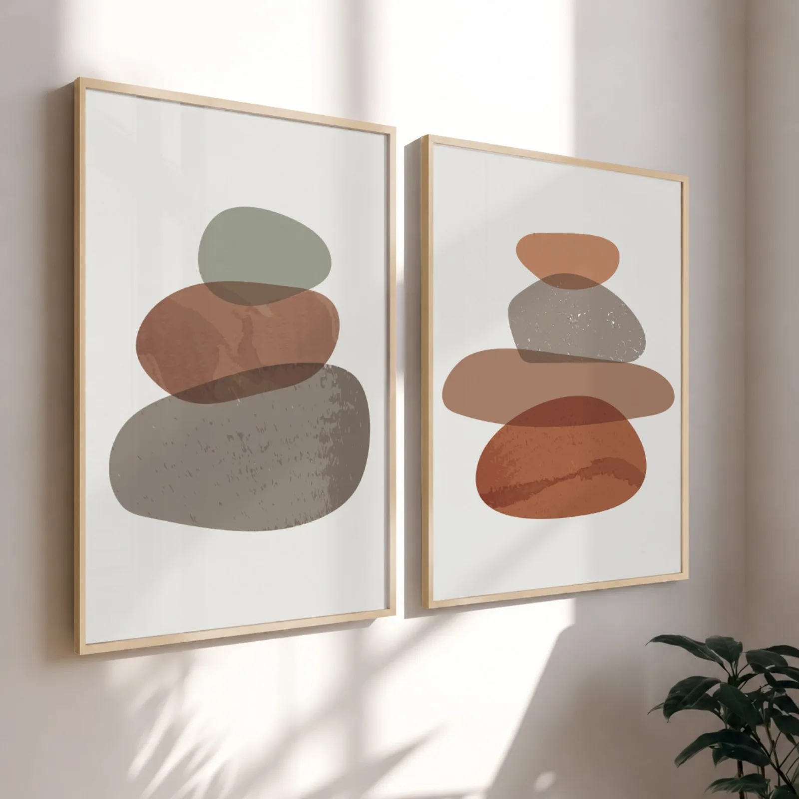 Kit Quadros Decorativos Orgânico