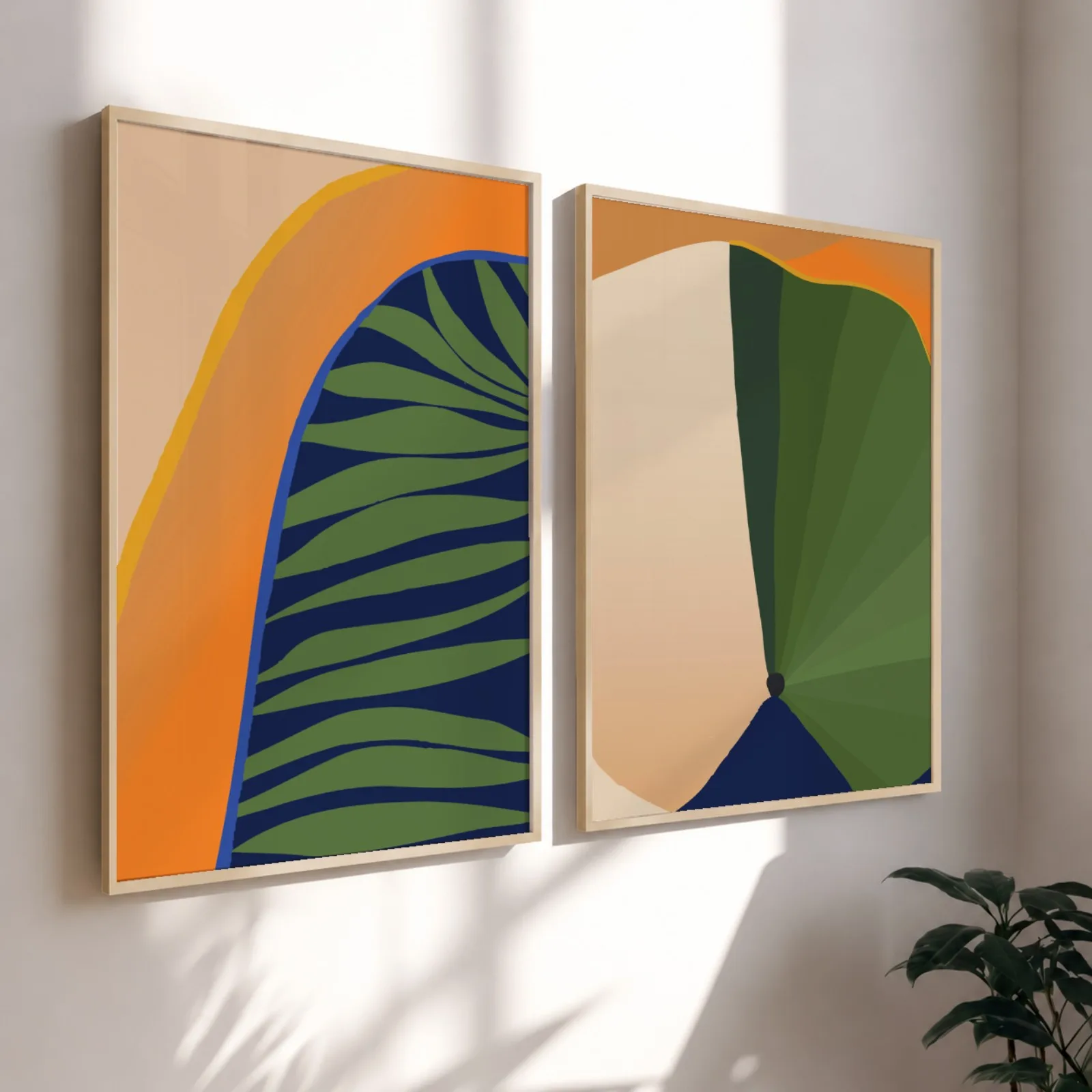 Kit Quadros Decorativos Tropical
