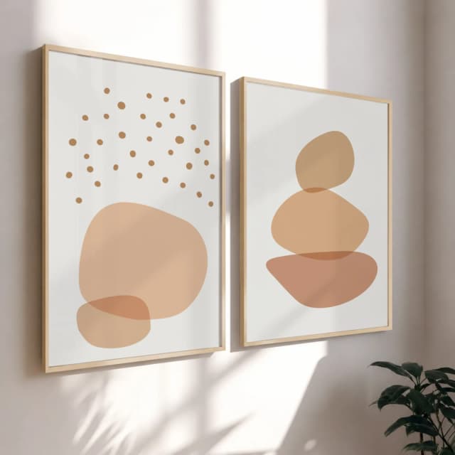 Kit Quadros Decorativos Orgânico