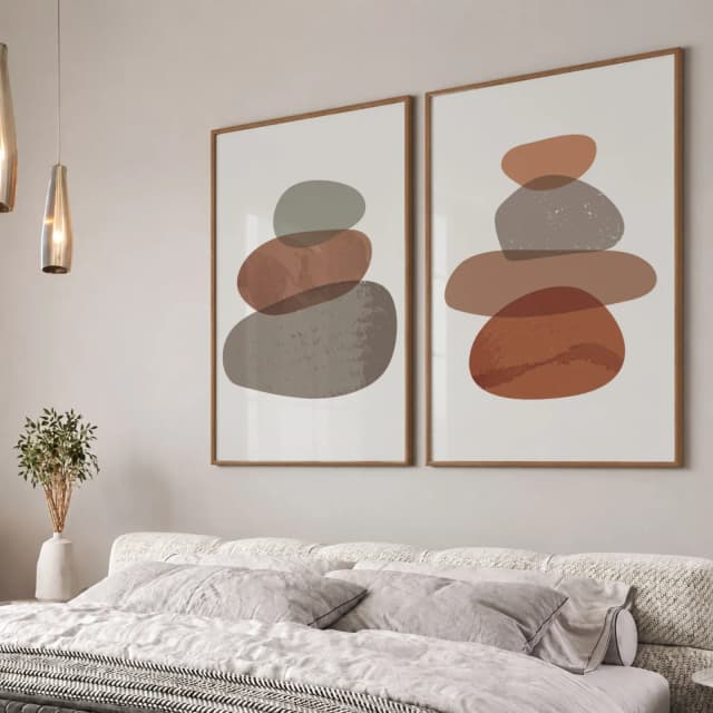 Kit Quadros Decorativos Orgânico
