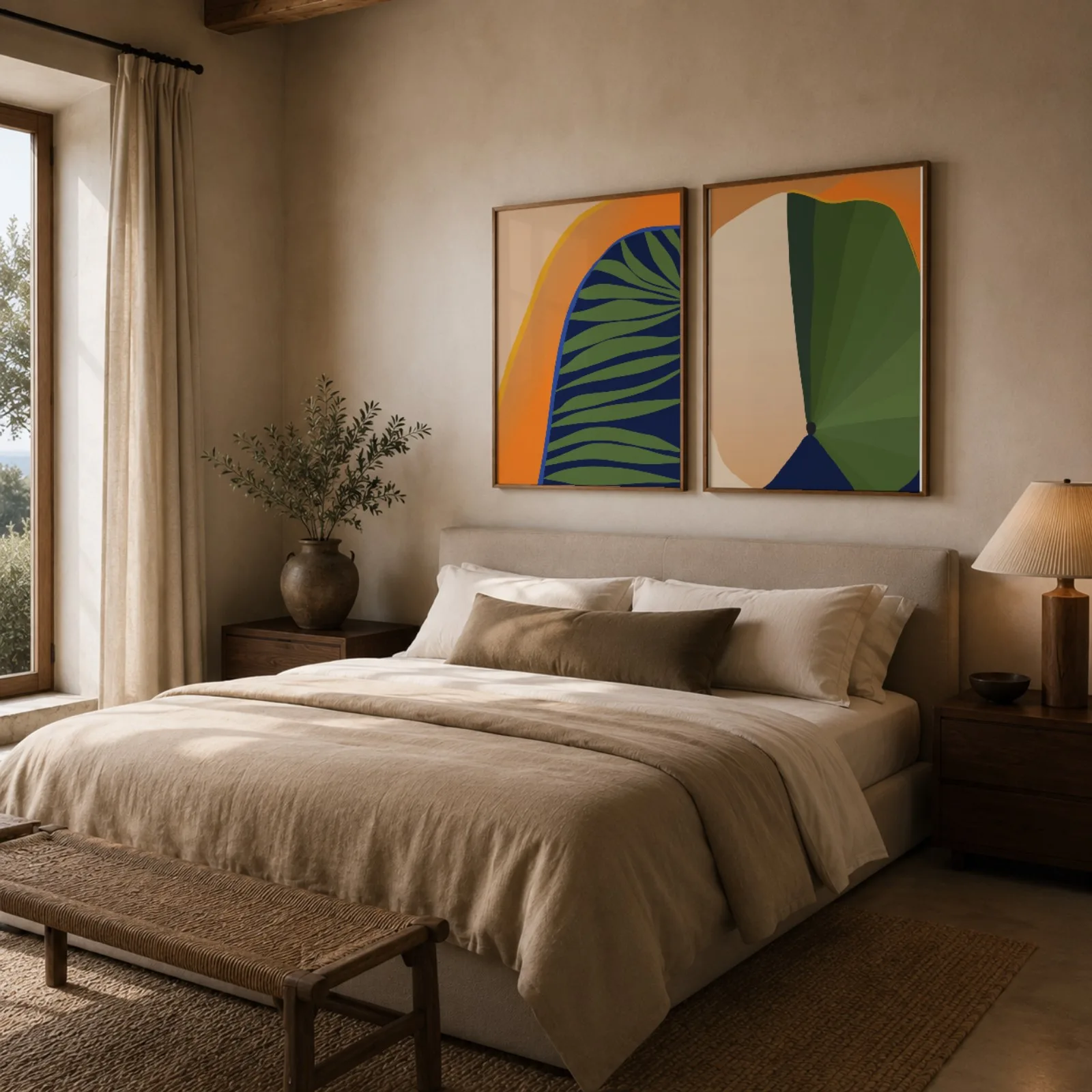 Kit Quadros Decorativos Tropical