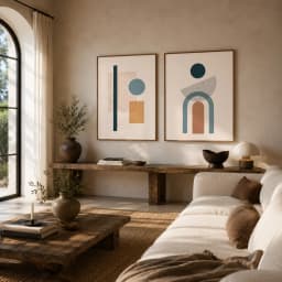 Kit Quadros Decorativos Geométrico