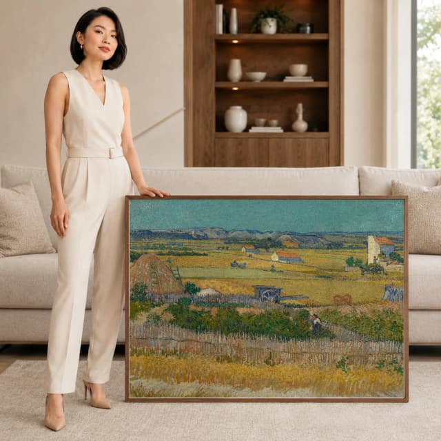 A Colheita - Vincent van Gogh