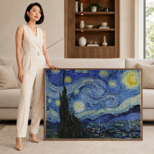A Noite Estrelada - Vincent van Gogh