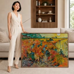 A Vinha Vermelha - Vincent van Gogh