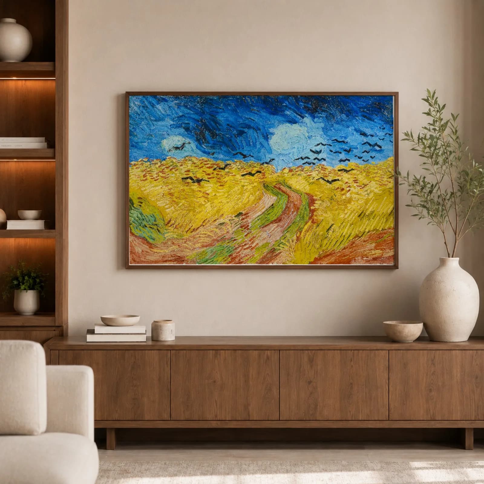 Campo de Trigo com Corvos - Vincent van Gogh