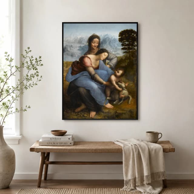 A Virgem e o Menino com Santa Ana - Leonardo da Vinci