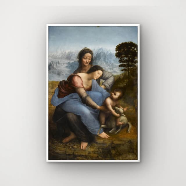 A Virgem e o Menino com Santa Ana - Leonardo da Vinci