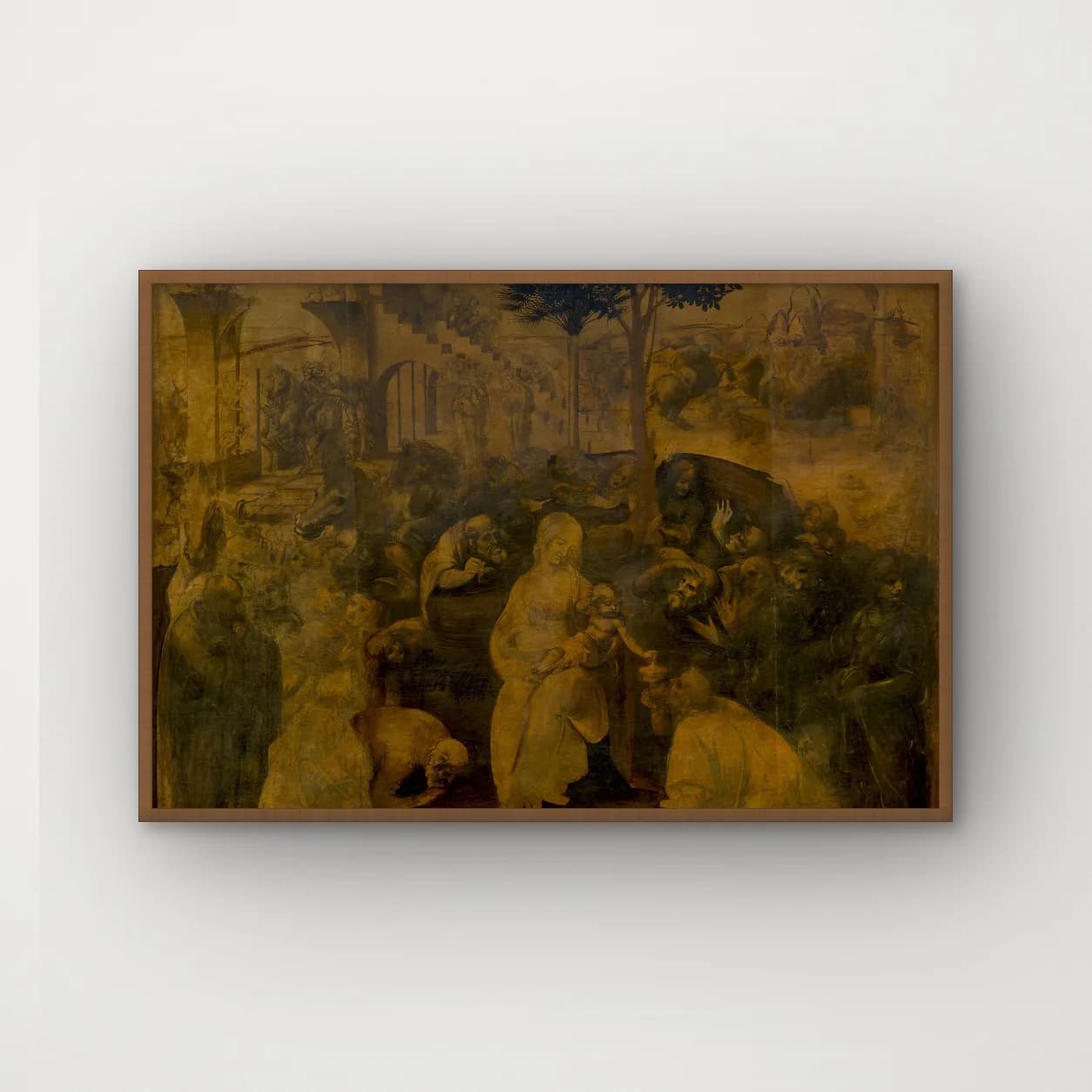 Adoração dos Magos - Leonardo da Vinci