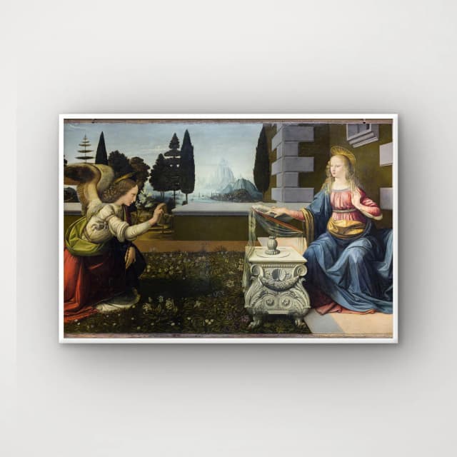 Anunciação - Leonardo da Vinci