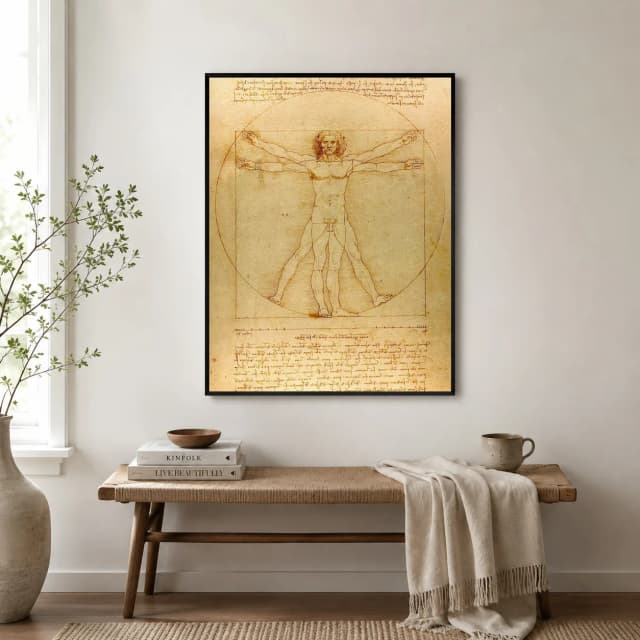 Homem Vitruviano - Leonardo da Vinci