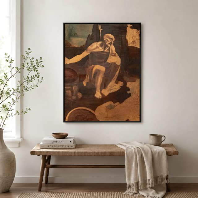 São Jerônimo no Deserto - Leonardo da Vinci