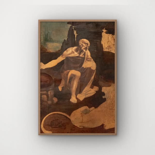São Jerônimo no Deserto - Leonardo da Vinci