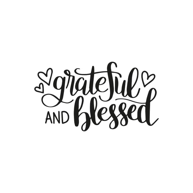 Quadro Decorativo Quadrado Grateful And Blessed